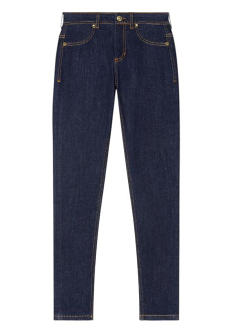 Jeggings with logo on pocket VERSACE JEANS COUTURE | Trousers | 79HAB5J1 CDW02904